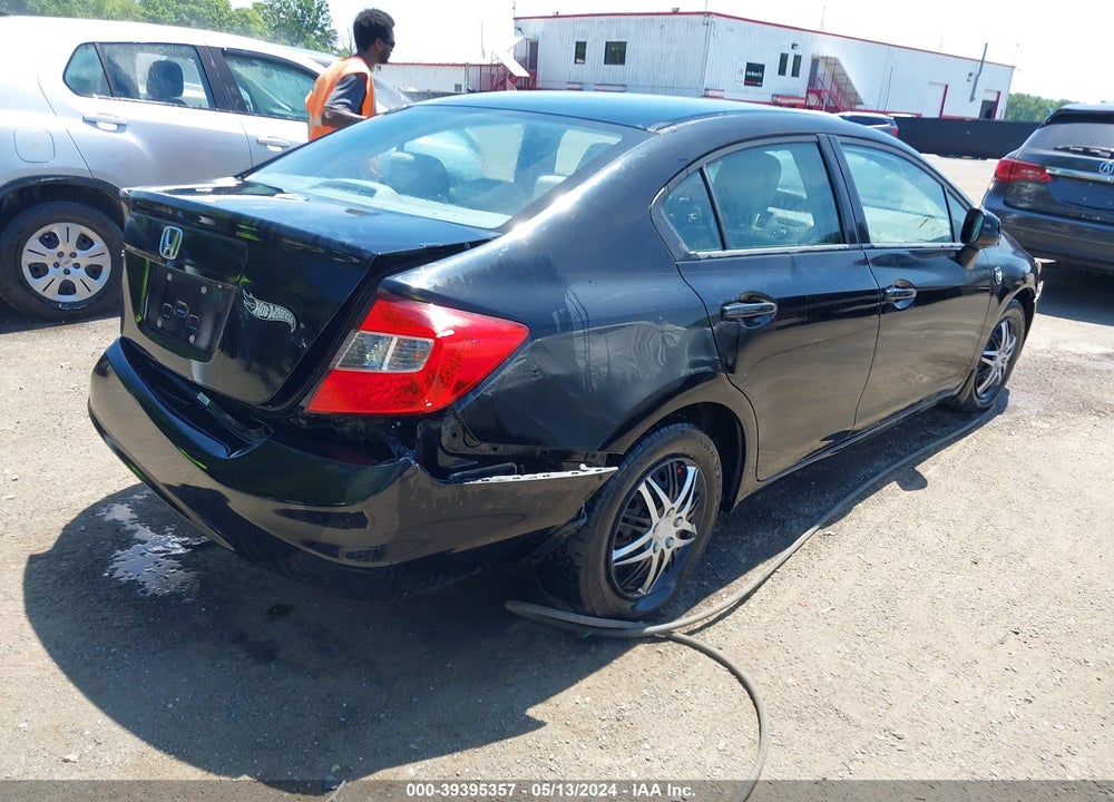 2012 HONDA CIVIC LX VIN: 19XFB2F50CE311927