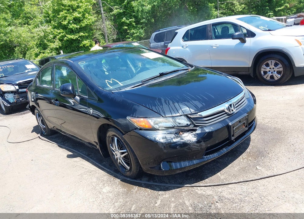 2012 HONDA CIVIC LX VIN: 19XFB2F50CE311927