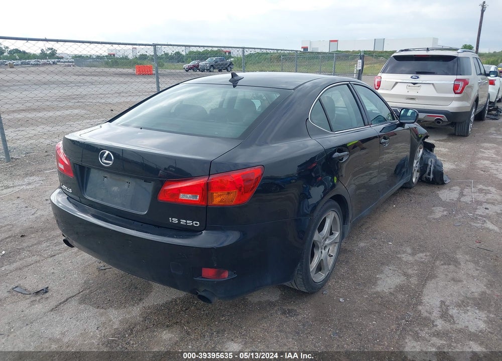 2008 LEXUS IS 250 VIN: JTHBK262682066283