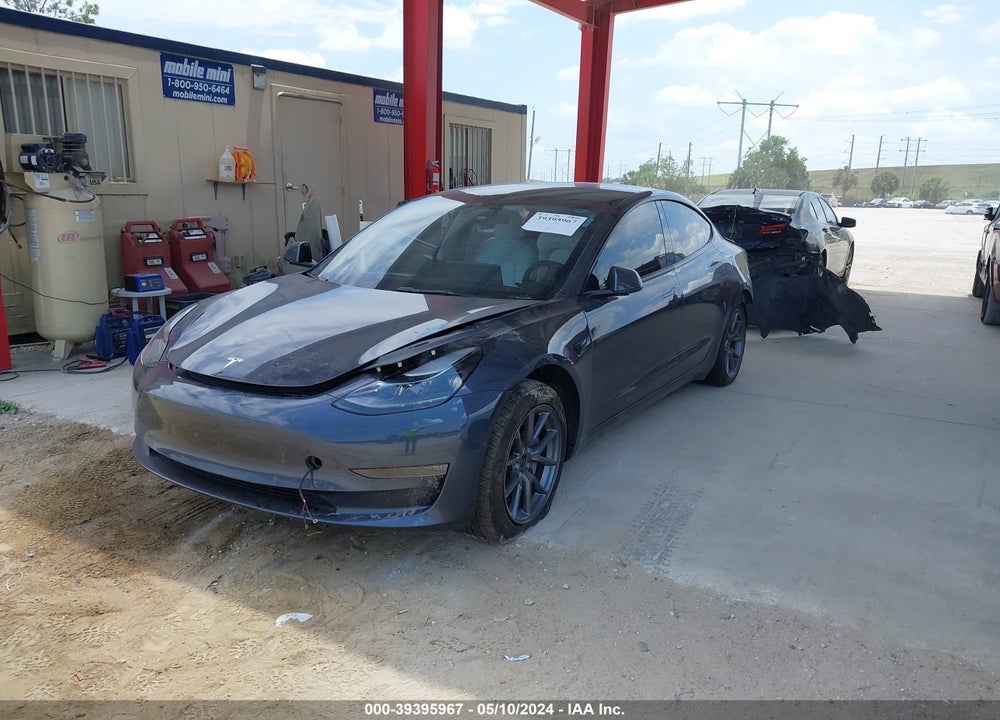 2022 TESLA MODEL 3 LONG RANGE DUAL MOTOR ALL-WHEEL DRIVE VIN: 5YJ3E1EB8NF342948