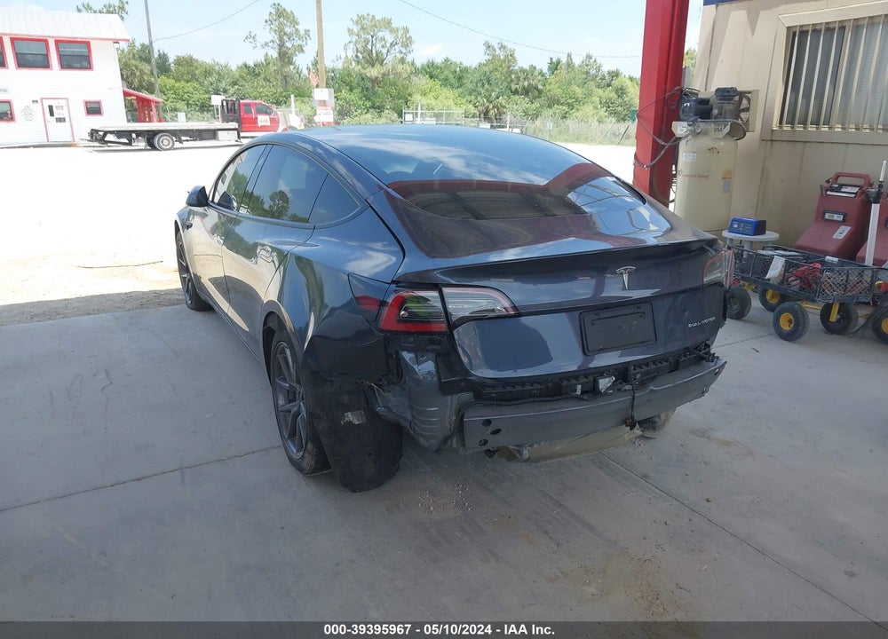 2022 TESLA MODEL 3 LONG RANGE DUAL MOTOR ALL-WHEEL DRIVE VIN: 5YJ3E1EB8NF342948