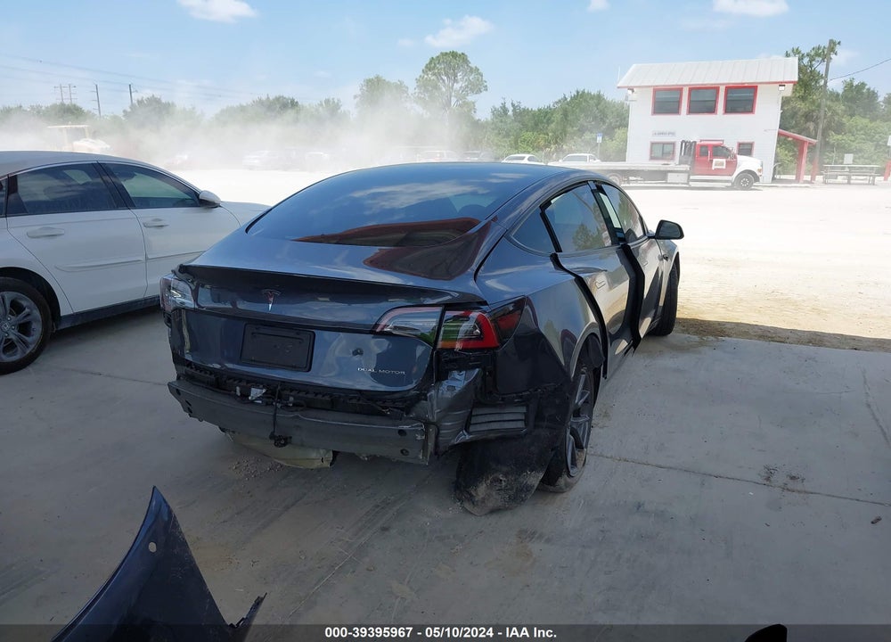 2022 TESLA MODEL 3 LONG RANGE DUAL MOTOR ALL-WHEEL DRIVE VIN: 5YJ3E1EB8NF342948
