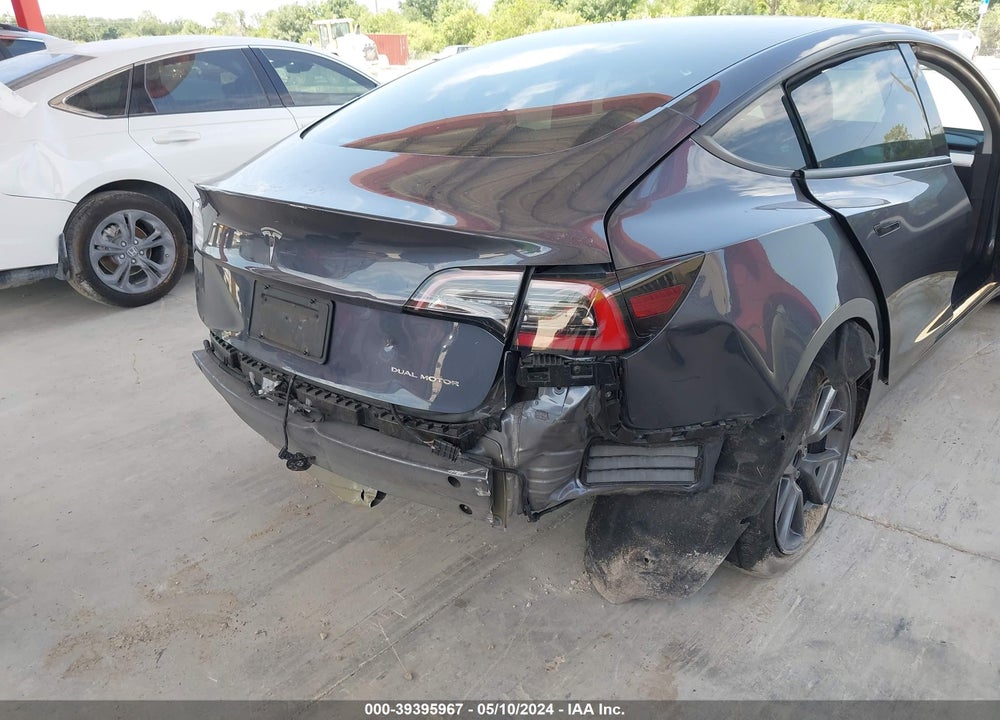 2022 TESLA MODEL 3 LONG RANGE DUAL MOTOR ALL-WHEEL DRIVE VIN: 5YJ3E1EB8NF342948