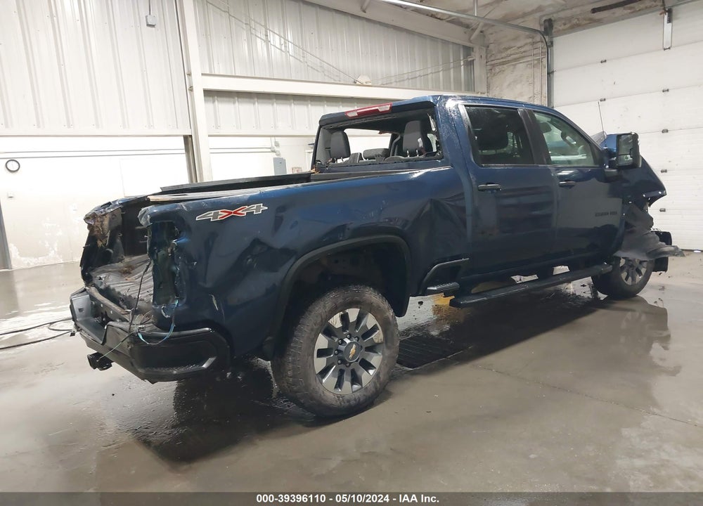 2022 CHEVROLET SILVERADO 2500HD 4WD STANDARD BED CUSTOM VIN: 2GC4YME7XN1234522