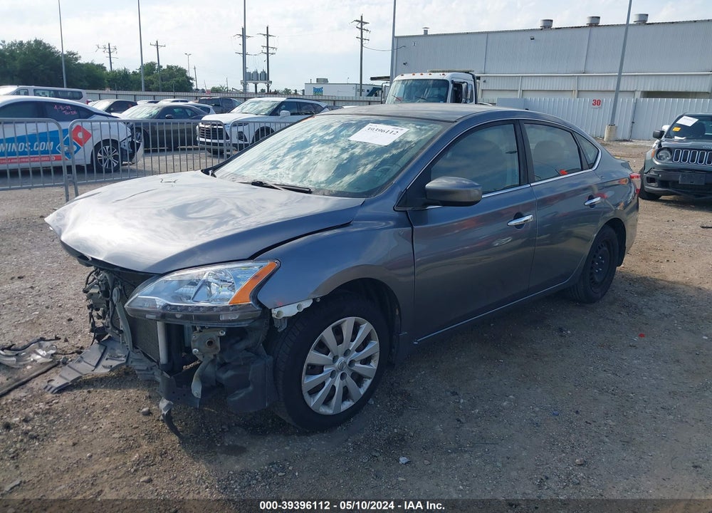 2015 NISSAN SENTRA S VIN: 3N1AB7AP2FY377076