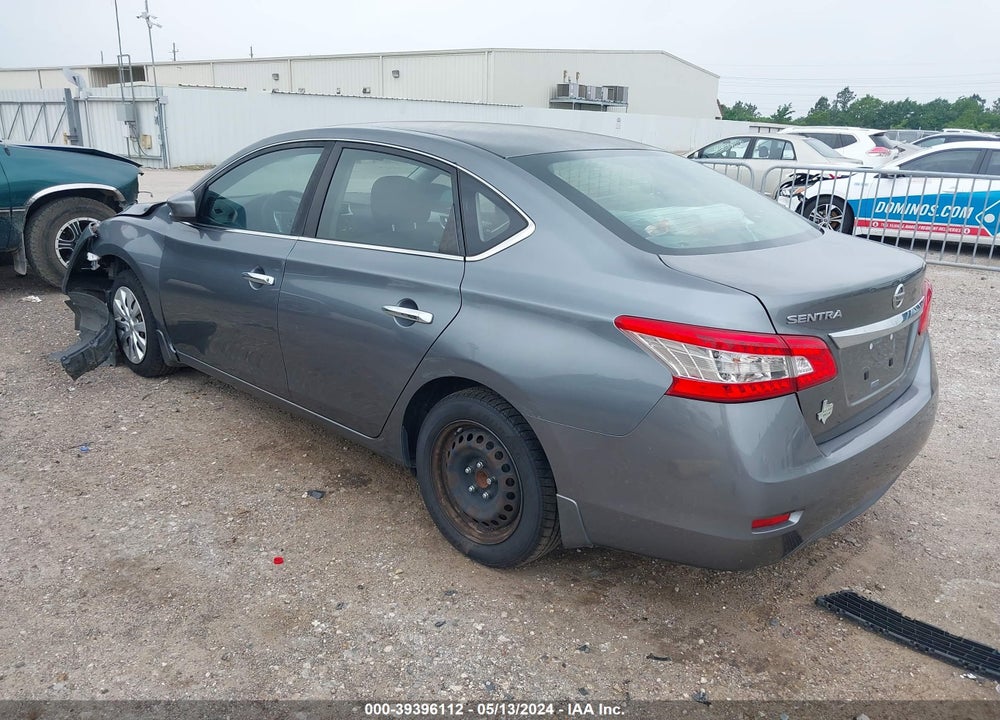 2015 NISSAN SENTRA S VIN: 3N1AB7AP2FY377076