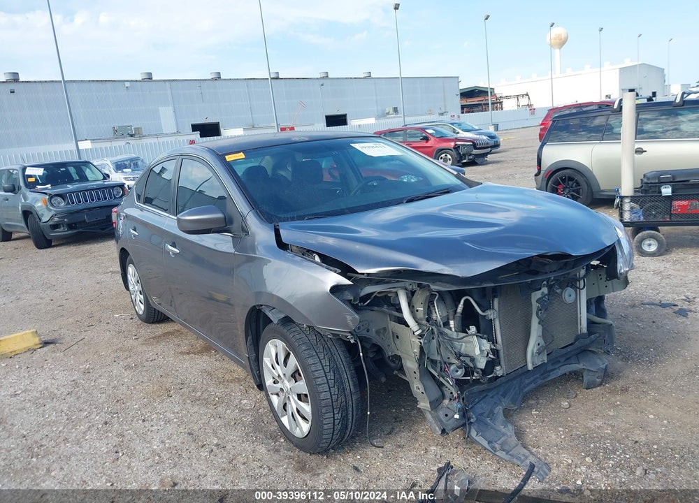 2015 NISSAN SENTRA S VIN: 3N1AB7AP2FY377076