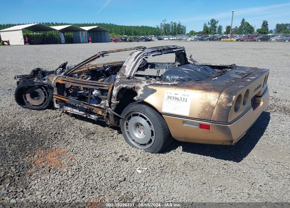 1986 CHEVROLET CORVETTE VIN: 1G1YY0784G5102222