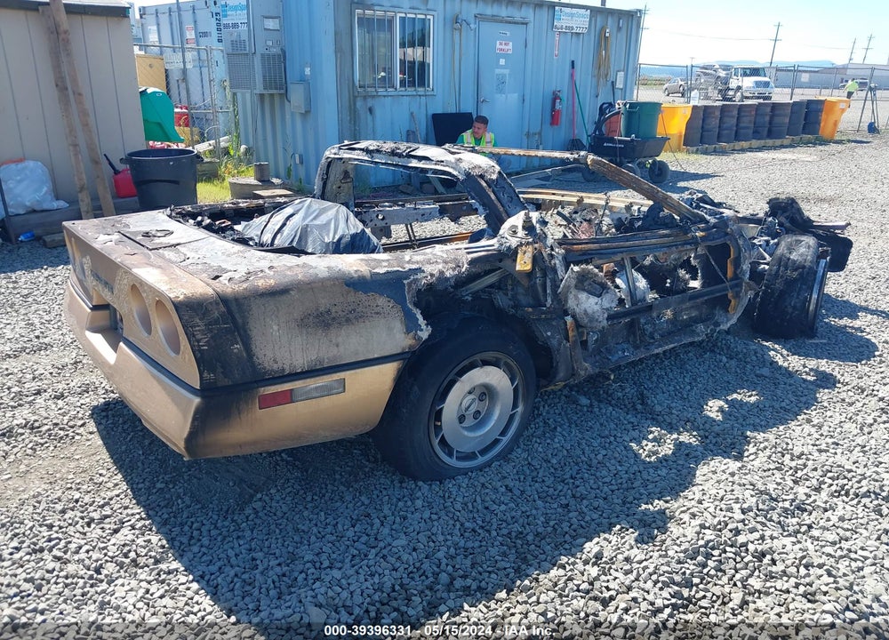 1986 CHEVROLET CORVETTE VIN: 1G1YY0784G5102222