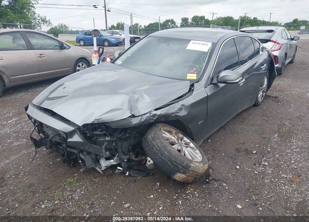 2019 INFINITI Q50 3.0T LUXE VIN: JN1EV7AR6KM552050