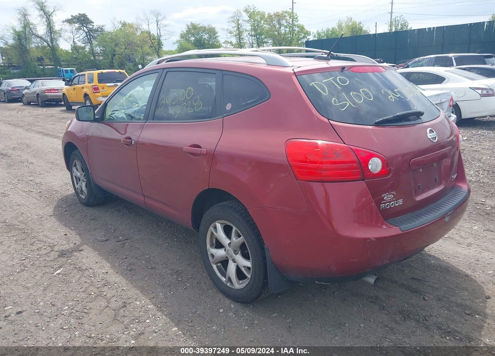 2009 NISSAN ROGUE SL VIN: JN8AS58V89W172075