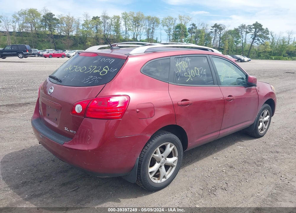 2009 NISSAN ROGUE SL VIN: JN8AS58V89W172075