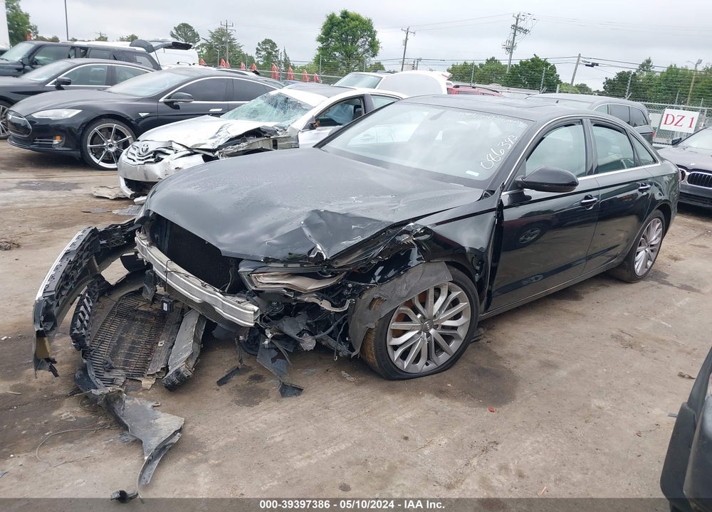 2014 AUDI A6 3.0T PREMIUM PLUS VIN: WAUFGAFC1EN086343