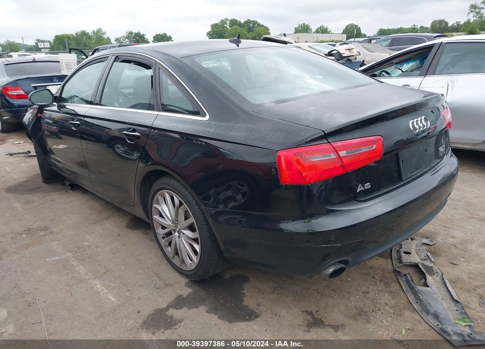 2014 AUDI A6 3.0T PREMIUM PLUS VIN: WAUFGAFC1EN086343