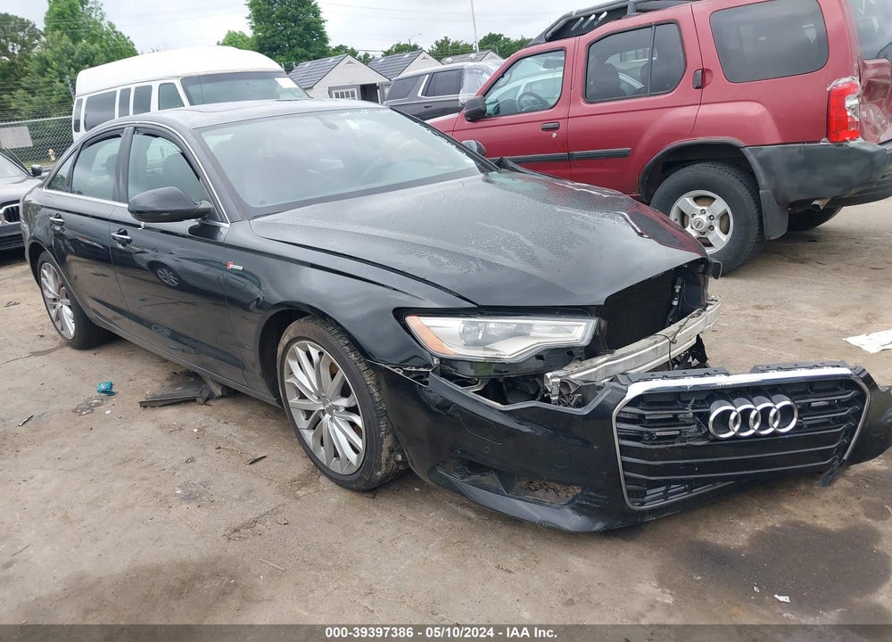 2014 AUDI A6 3.0T PREMIUM PLUS VIN: WAUFGAFC1EN086343