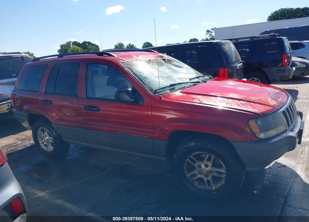 2002 JEEP GRAND CHEROKEE LAREDO VIN: 1J4GW48S12C315315