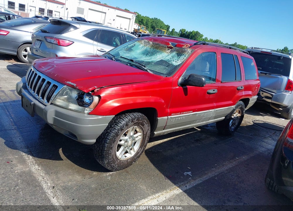 2002 JEEP GRAND CHEROKEE LAREDO VIN: 1J4GW48S12C315315