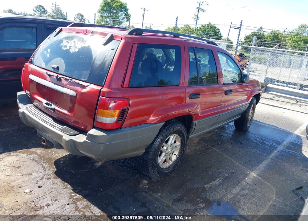 2002 JEEP GRAND CHEROKEE LAREDO VIN: 1J4GW48S12C315315