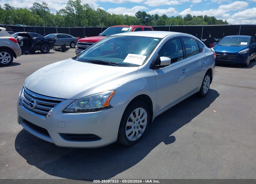 2013 NISSAN SENTRA S VIN: 3N1AB7AP4DL774234