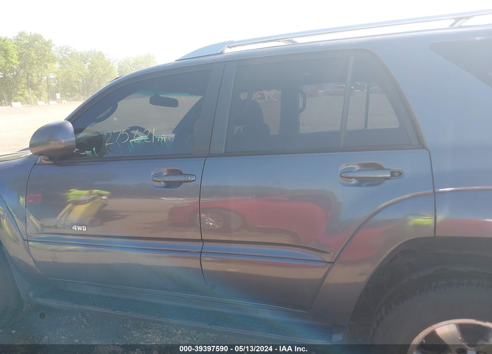 2005 TOYOTA 4RUNNER SR5 SPORT V6/SR5 V6 VIN: JTEBU14R258029869
