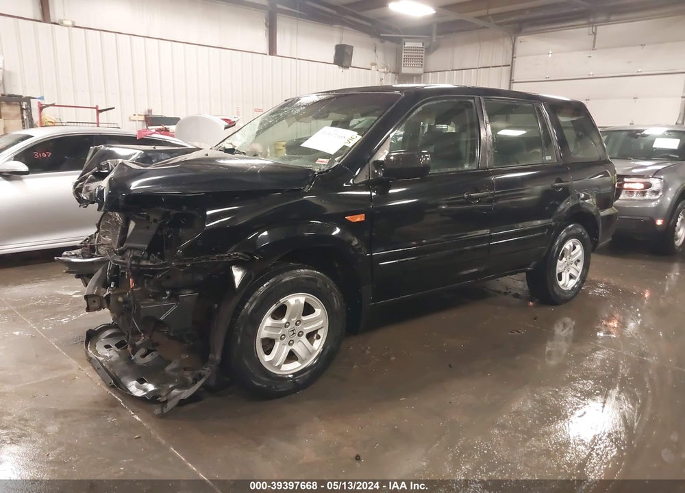 2006 HONDA PILOT LX VIN: 2HKYF18166H515388
