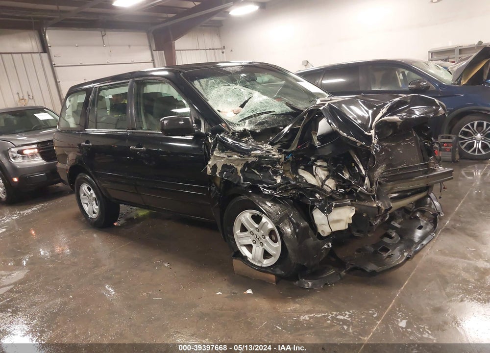 2006 HONDA PILOT LX VIN: 2HKYF18166H515388
