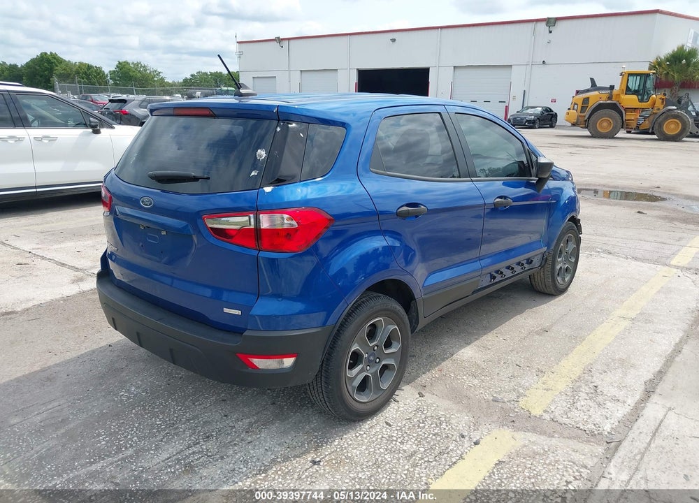 2020 FORD ECOSPORT S VIN: MAJ3S2FE0LC313645