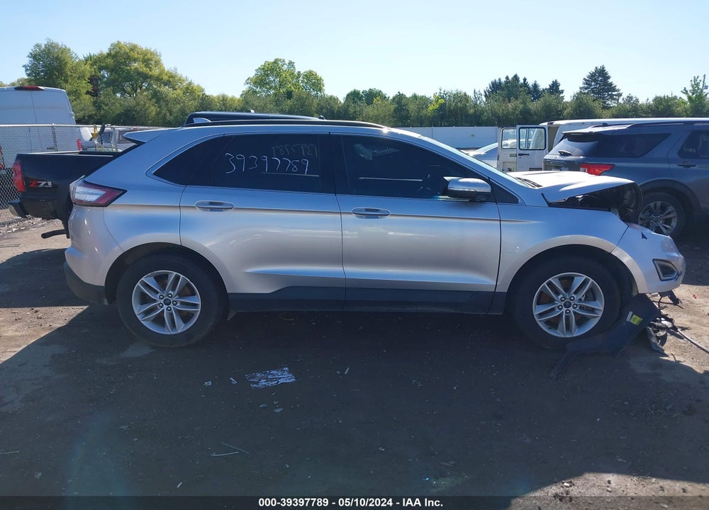 2015 FORD EDGE SEL VIN: 2FMTK4J98FBB24550