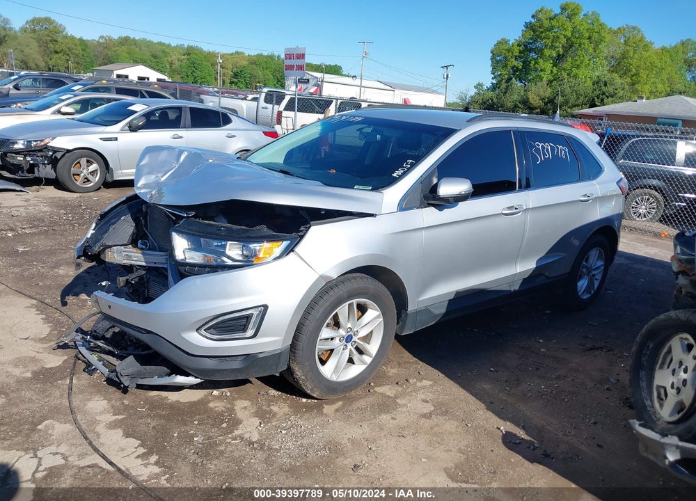 2015 FORD EDGE SEL VIN: 2FMTK4J98FBB24550