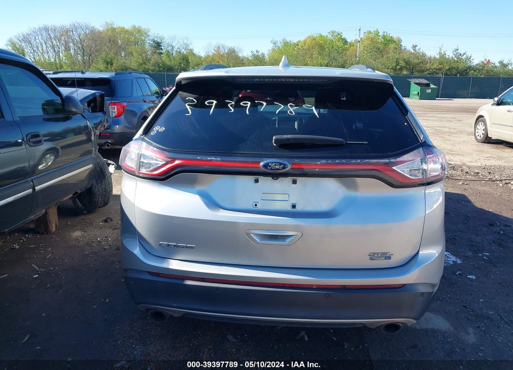 2015 FORD EDGE SEL VIN: 2FMTK4J98FBB24550