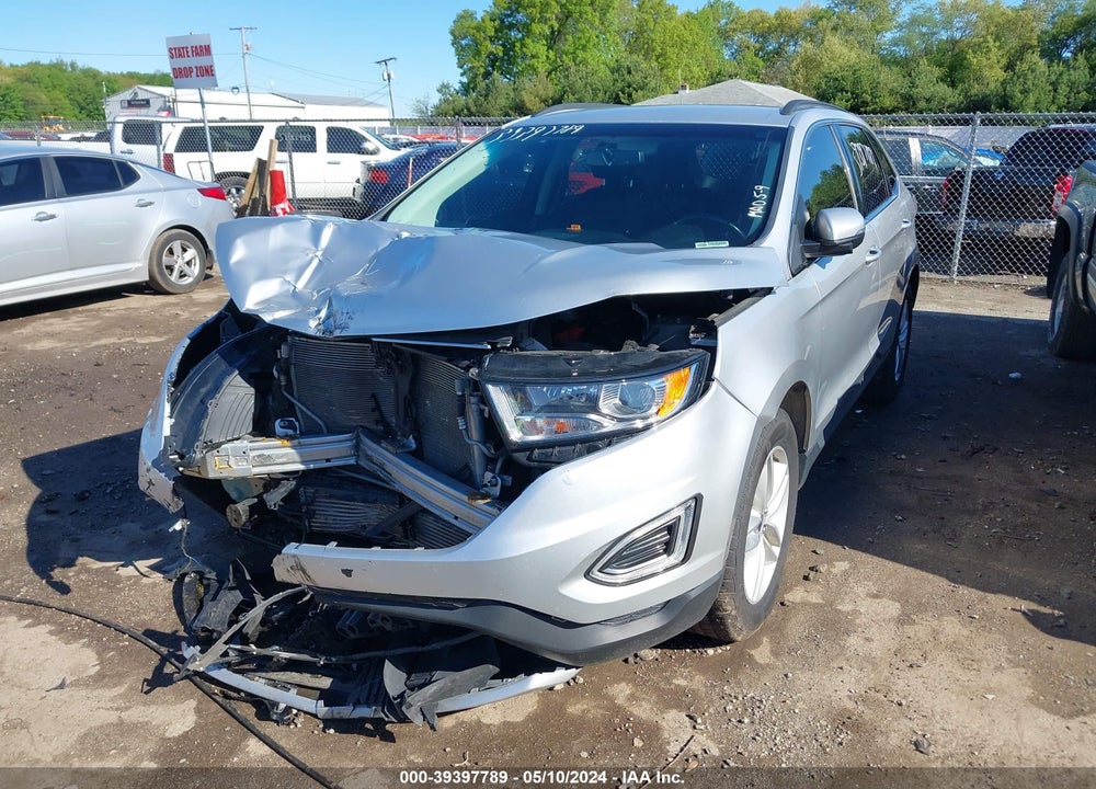 2015 FORD EDGE SEL VIN: 2FMTK4J98FBB24550