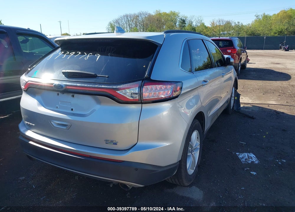 2015 FORD EDGE SEL VIN: 2FMTK4J98FBB24550