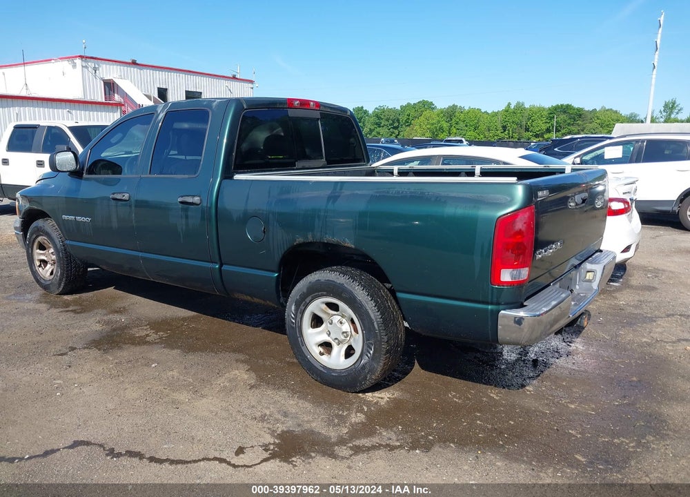 2002 DODGE RAM 1500 ST VIN: 3D7HA18N92G163059