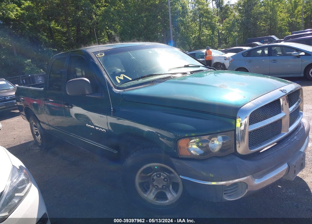 2002 DODGE RAM 1500 ST VIN: 3D7HA18N92G163059