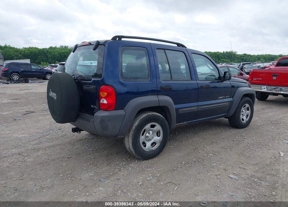 2003 JEEP LIBERTY SPORT VIN: 1J4GL48K13W734905