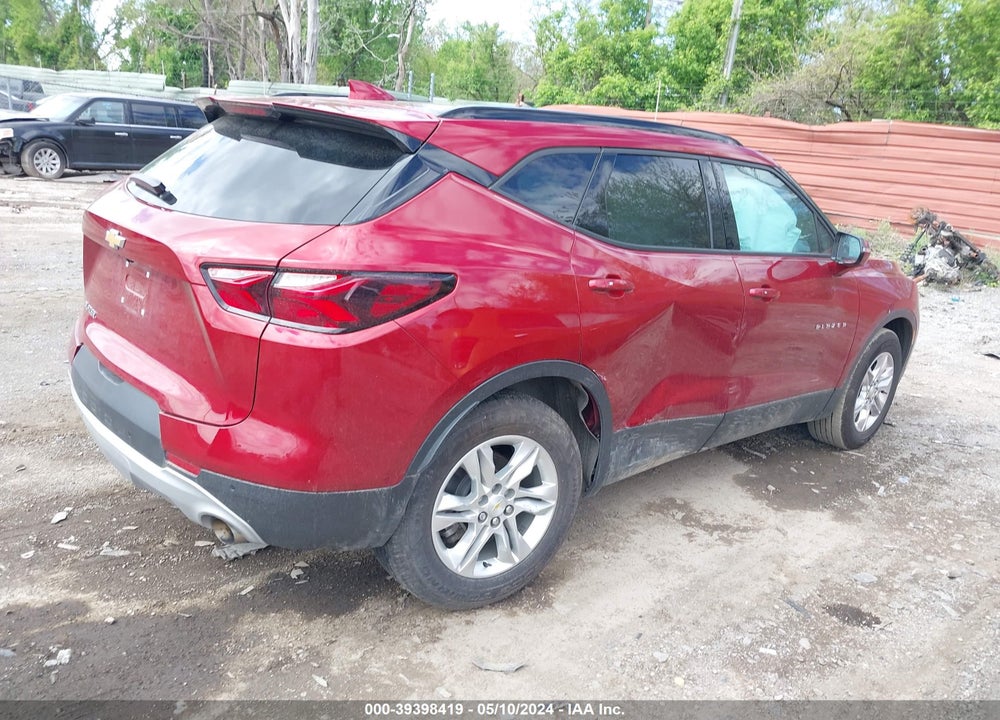 2021 CHEVROLET BLAZER FWD 1LT VIN: 3GNKBBRA4MS518497