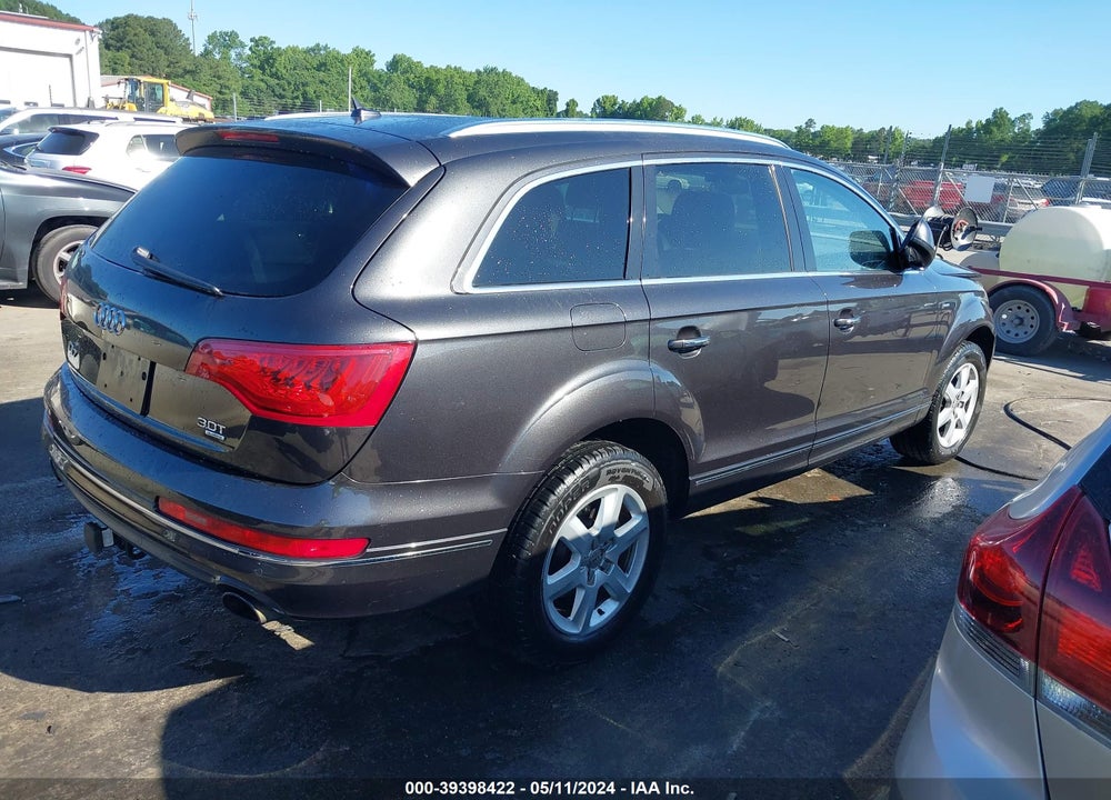 2015 AUDI Q7 3.0T PREMIUM VIN: WA1CGAFE0FD006216
