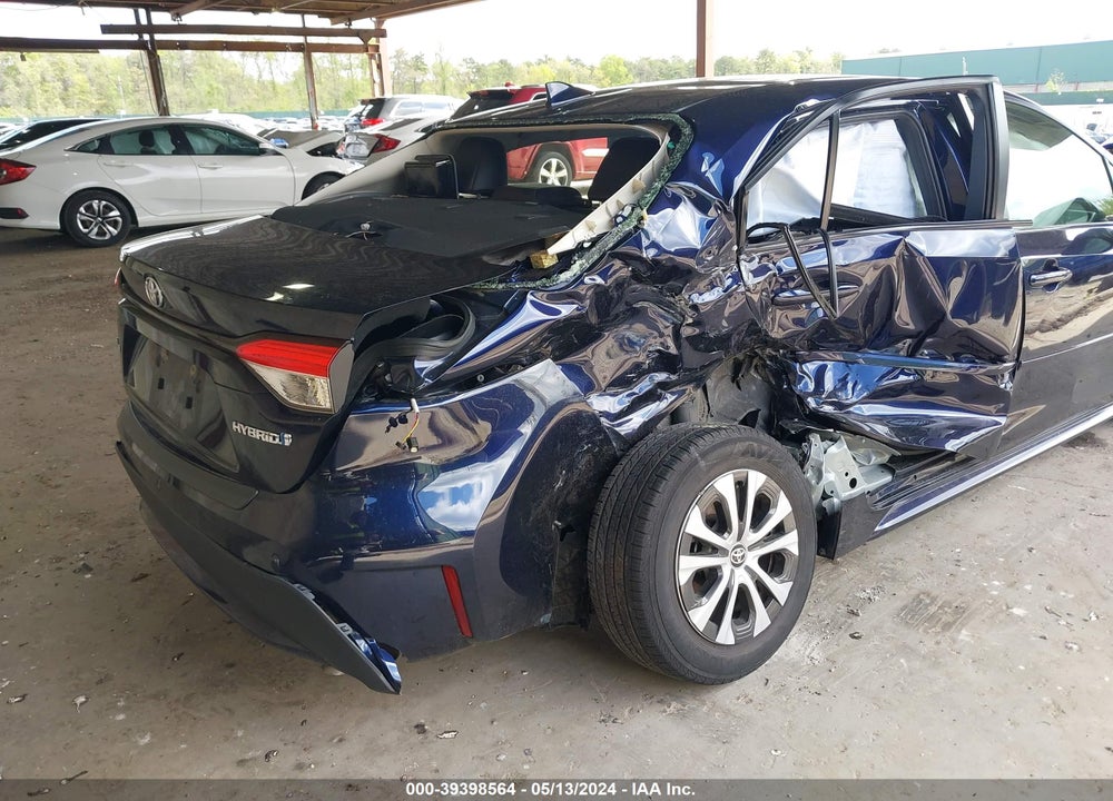 2022 TOYOTA COROLLA HYBRID LE VIN: JTDEAMDEXNJ046372