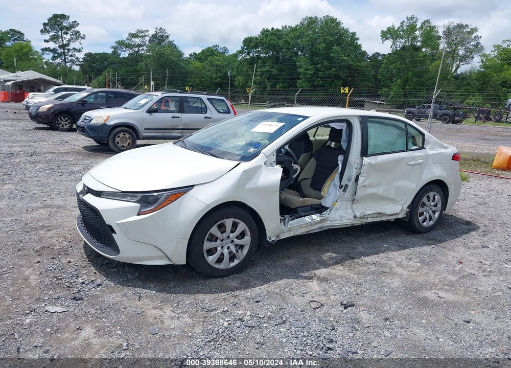 2020 TOYOTA COROLLA LE VIN: JTDEPRAE5LJ049628