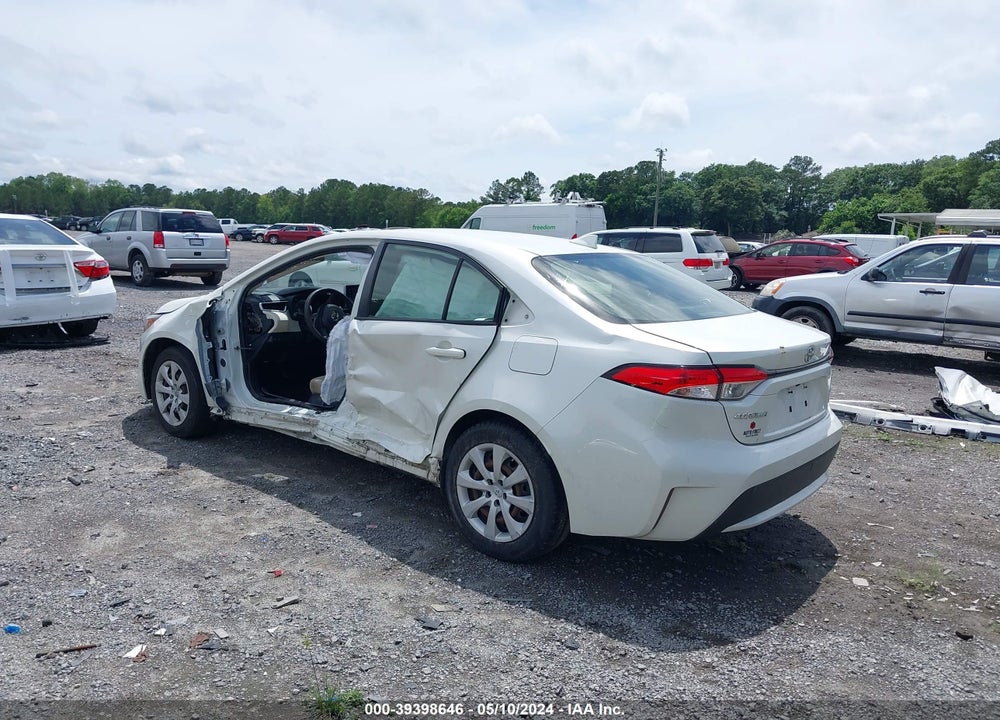 2020 TOYOTA COROLLA LE VIN: JTDEPRAE5LJ049628