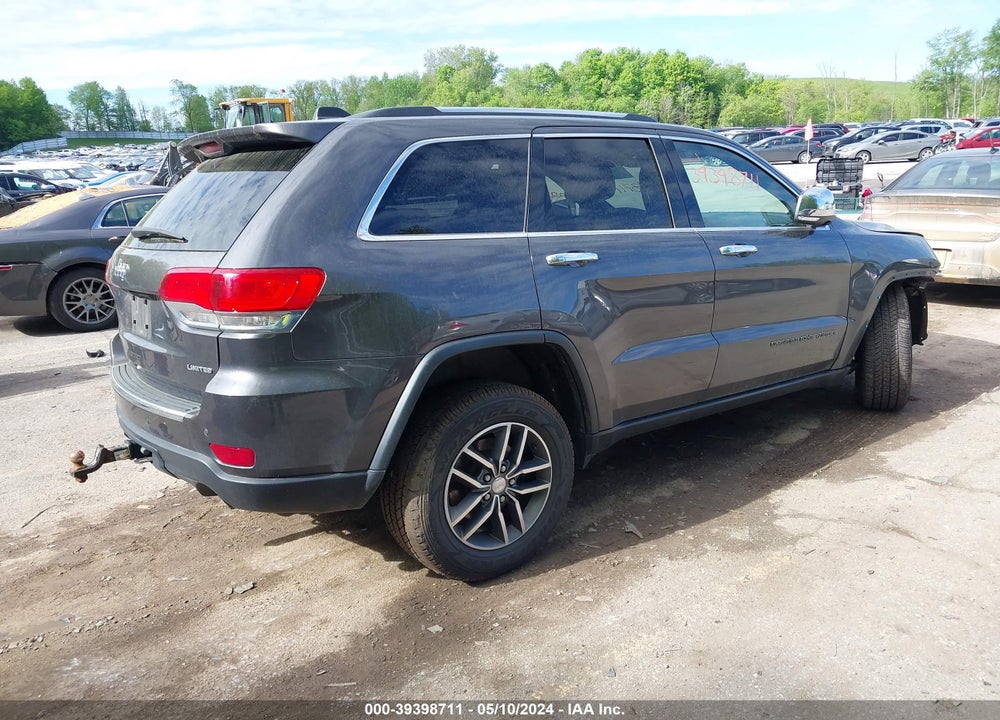 2017 JEEP GRAND CHEROKEE LIMITED 4X4 VIN: 1C4RJFBG0HC844602