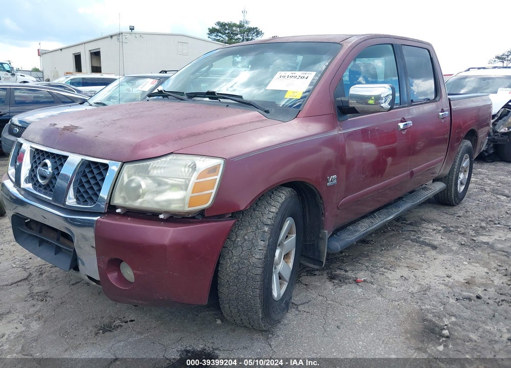 2004 NISSAN TITAN LE VIN: 1N6AA07A14N522612