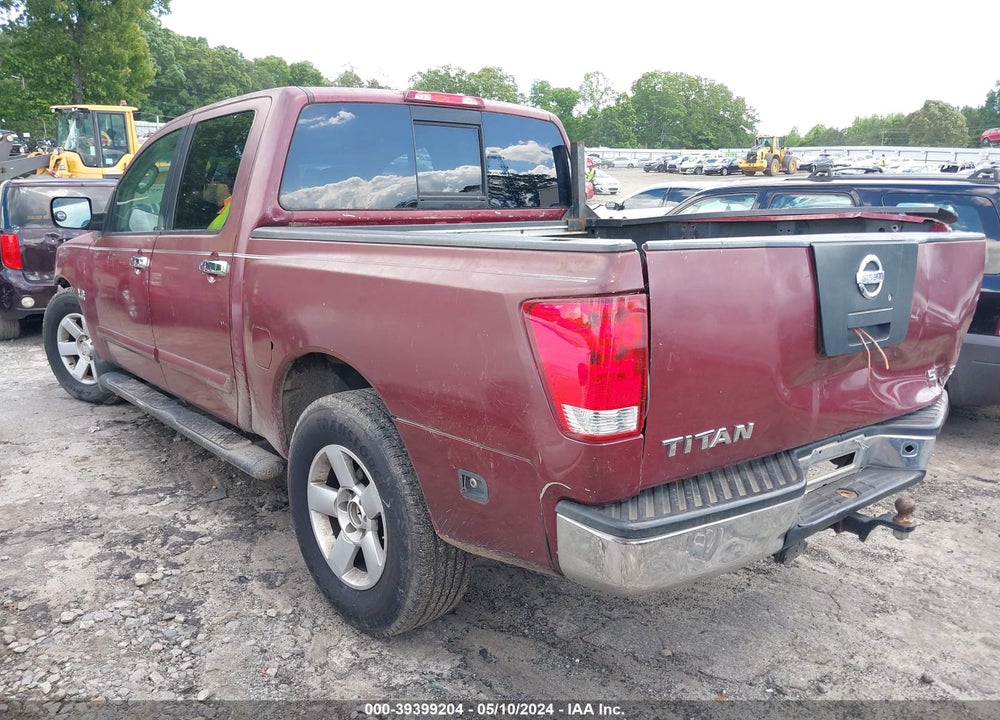 2004 NISSAN TITAN LE VIN: 1N6AA07A14N522612