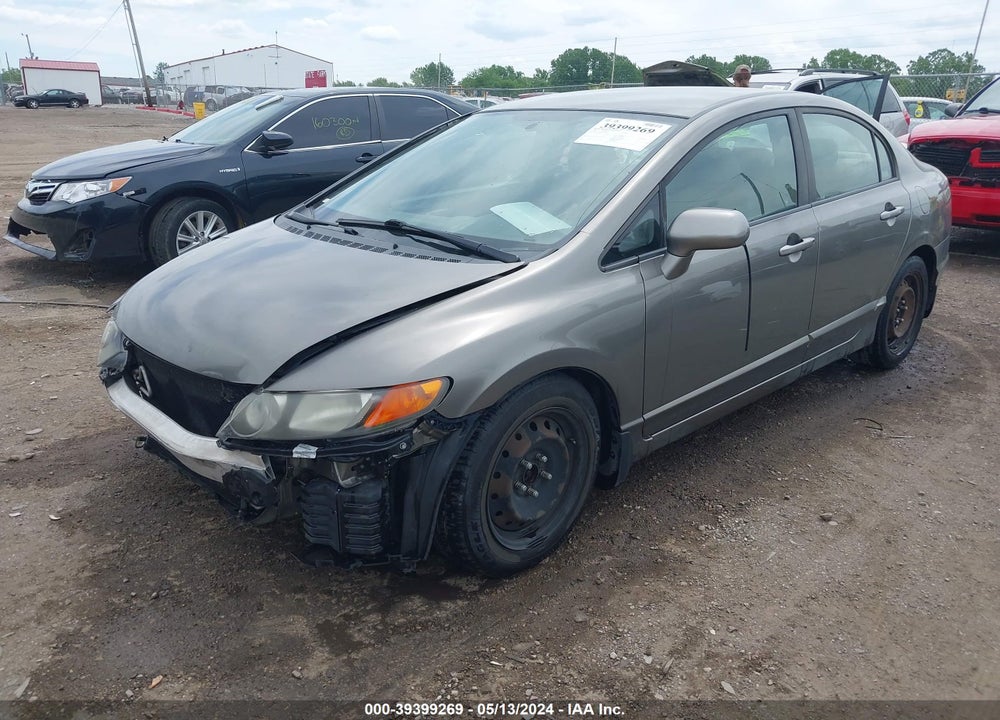2008 HONDA CIVIC LX VIN: 1HGFA16598L090292