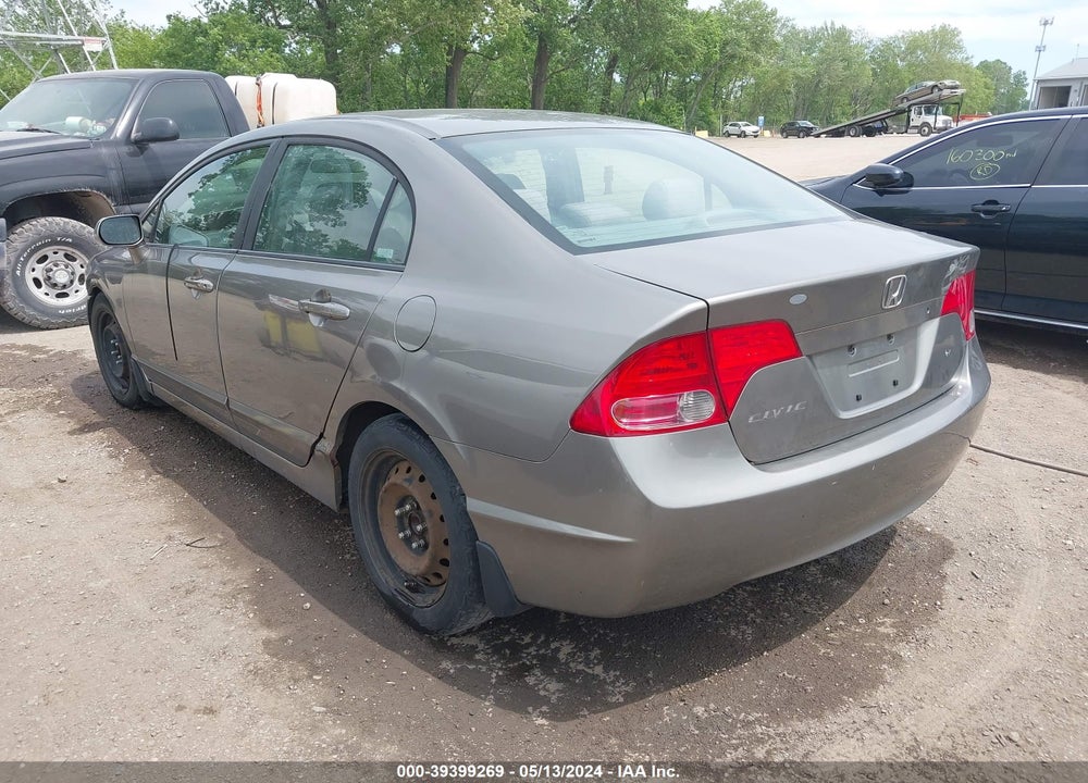 2008 HONDA CIVIC LX VIN: 1HGFA16598L090292