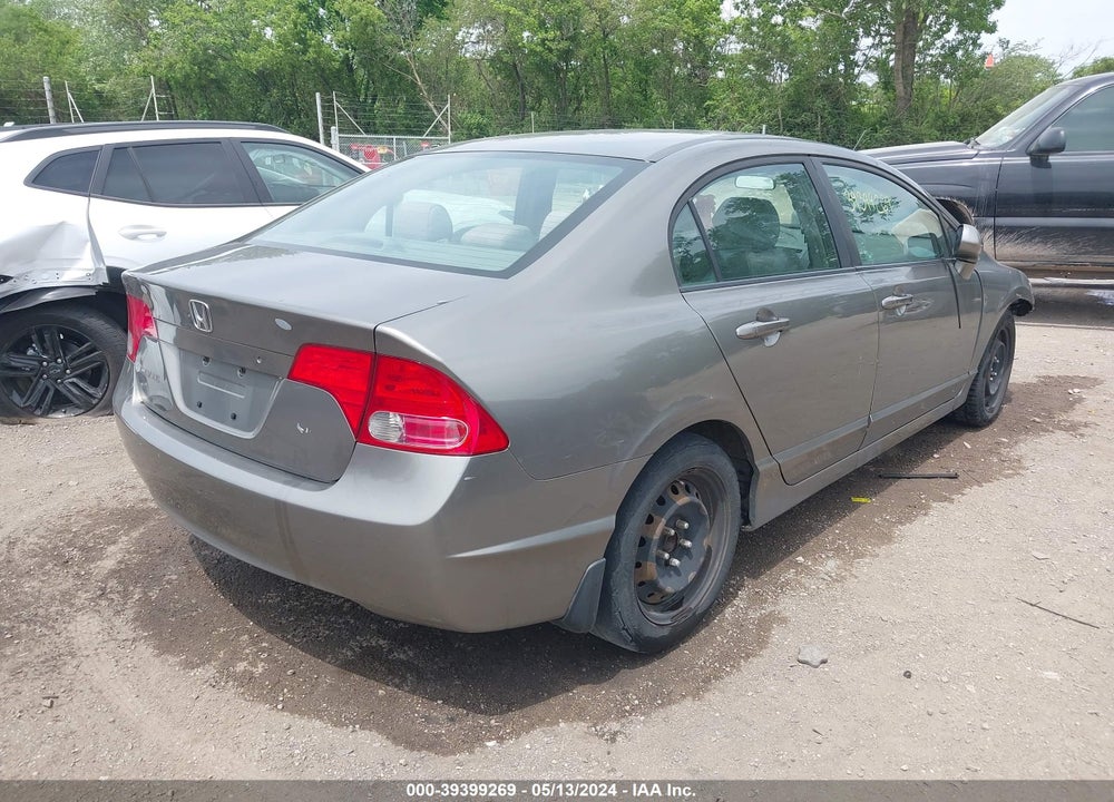 2008 HONDA CIVIC LX VIN: 1HGFA16598L090292