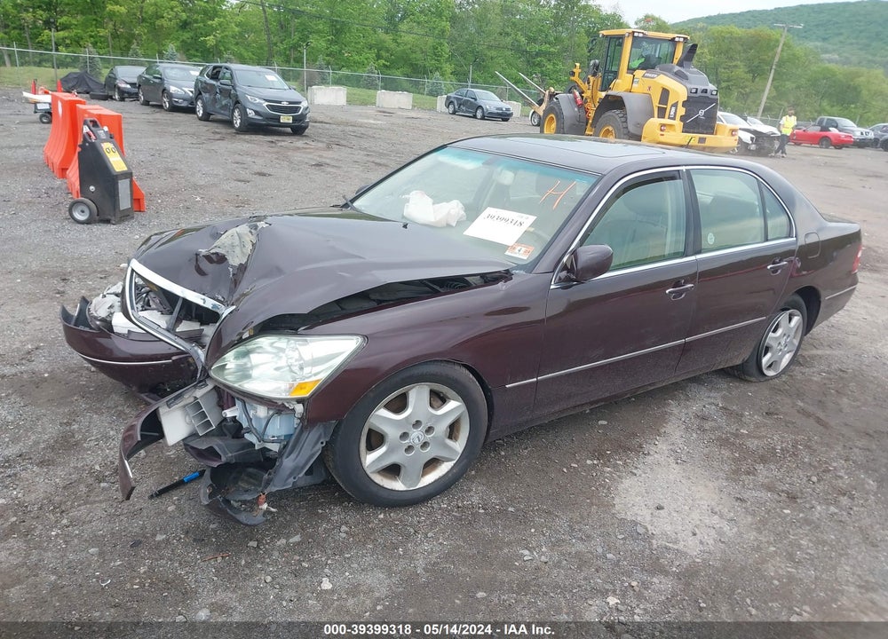 2004 LEXUS LS 430 VIN: JTHBN36F840155861