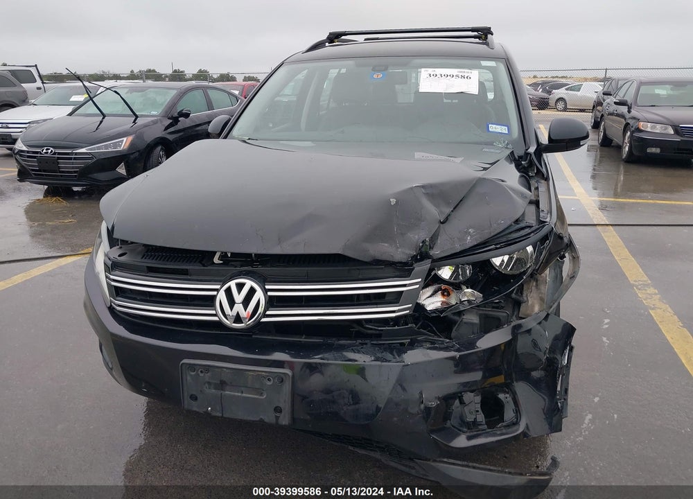 2016 VOLKSWAGEN TIGUAN S VIN: WVGBV7AX6GW567685