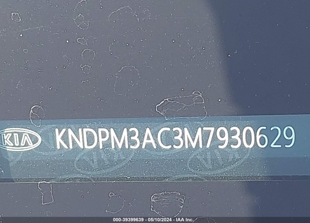 2021 KIA SPORTAGE LX VIN: KNDPM3AC3M7930629