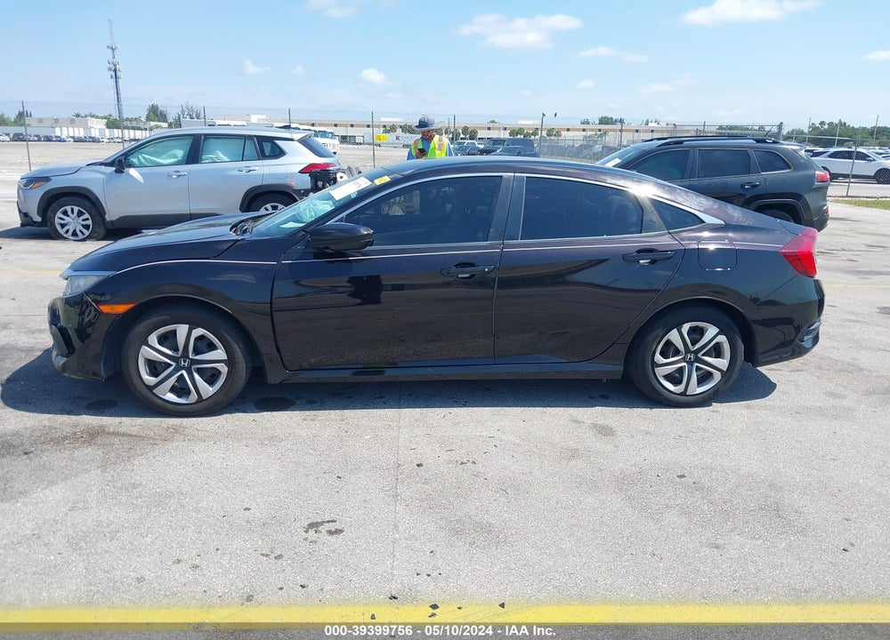 2018 HONDA CIVIC LX VIN: 19XFC2F50JE018829